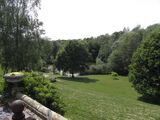 The grounds looked beautiful in the sunshine