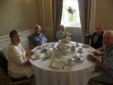 The tea was a great success