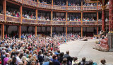 The Interior of The Globe, during a performance.