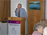 The meeting is under way, with a few (!) words by the Chairman