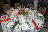 Beautiful table setting before the meal