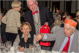 David Warburton presenting a raffle prize to Iris Stass
