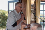 Stephen Barnett giving his report