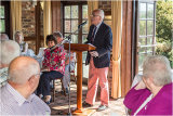 Nigel Field (Treasurer) explaining how, to his astonishment, the accounts balanced!