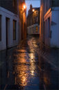 Wet Evening, Stromness