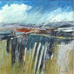 Cornish Landscape Mixed Media 450mm x 450mm