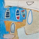 Up The Creek pastel 500mm x 500mm