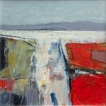 Returning Tide mixed media 350mm x 350mm