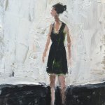 Little Black Dress Acrylic and Gouache 175mm x 125mm