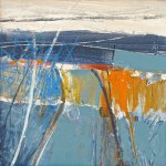Across the Moor Mixed Media 250mm x 250mm