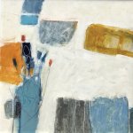 Blue Vase Mixed Media 600mm x 600mm