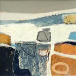 On A Turning Tide Mixed Media 600mm x 600mm