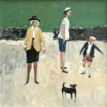 Walking Montmorency Acrylic 300mm x 300mm