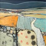 "And Some Fell On Stoney Ground" mixed media 500mm x 500mm