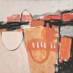 Anyone For Croquet? Mixed Media 250mm x 250mm