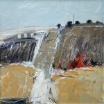 Hedgerow mixed media 450mm x 450mm