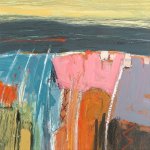 Dark Horizon Mixed Media 250mm x 250mm