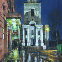 Christ Church in the Rain