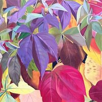 ** SOLD ** Autumn Leaves #1 Vibrant Autumn Leaves #1