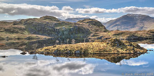 Angle Tarn Reflections (Panoramic version)