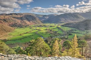 Borrowdale From Castle Crag