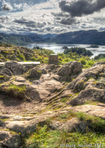 Borrowdale and Derwentwater Southern Fells From Castlehead Viewpoint