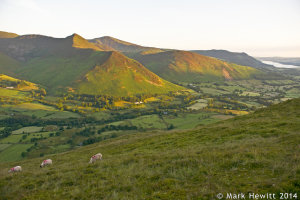 Causey Pike, Barrow Fell & Bassenthwaite