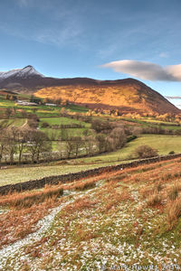 Causey Pike From Newlands Valley (Portrait)