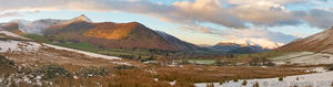 Causey Pike & Skiddaw From Newlands Valley