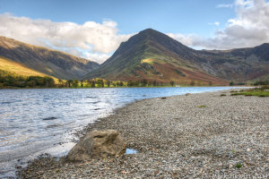 Dale Head & Fleetwith Pike From Buttermere Shoreline