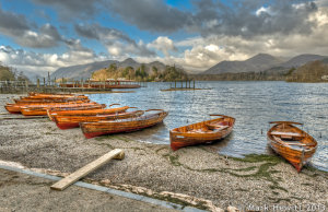 Derwentwater Foreshore Fleet Of Boats