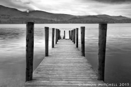 Derwentwater Jetty B&W 2