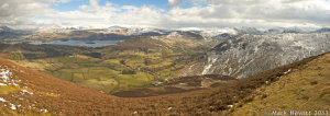 Derwentwater, Newlands Valley & Causey Pike From Barrow