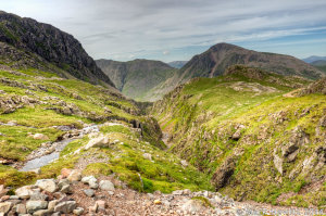 Descent From Scafell Pike