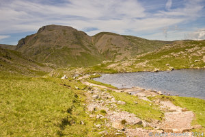 Great Gable & Green Gable From Sprinkling Tarn