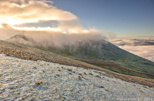 Helvellyn Lower Man & Browncove Crags From Brown Crag