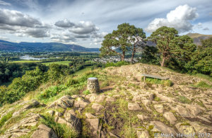 Keswick, Derwentwater & Skiddaw From Castlehead Viewpoint