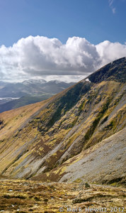 Knowe Crag From Gategill Fell