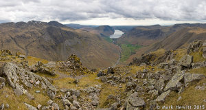 Lingmell, Wasdale & Yewbarrow From Great Gable