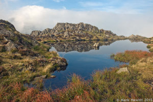 Misty Day At Haystacks Summit Tarn 2
