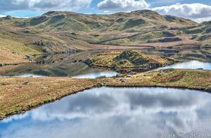 Reflective Water At Angle Tarn
