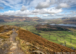 Skiddaw & Derwentwater From Barrow Fell