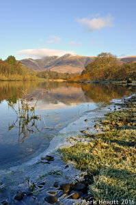 Skiddaw From Calfclose Bay (Portrait Version)