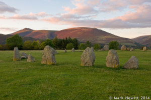 Skiddaw From Castlerigg Stone Circle