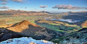 Skiddaw & Derwentwater From Causey Pike