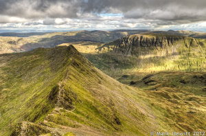 Striding Edge & St Sunday Crag From Helvellyn