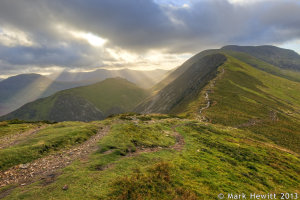 Sunbeams From Causey Pike 2