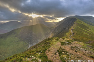 Sunbeams From Causey Pike