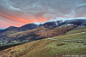 Sunrise Over Skiddaw From Latrigg