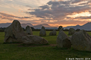 Sunset At Castlerigg Stone Circle